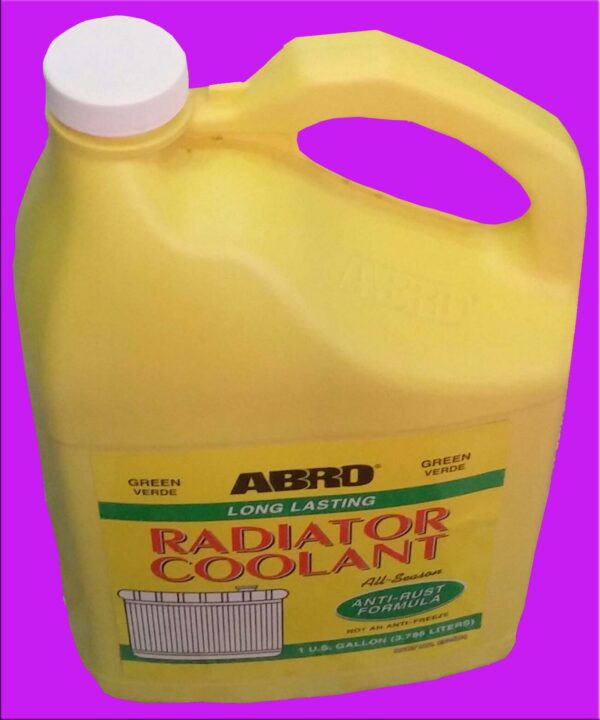 Coulant jaune Liquide de radiateur COOLANT