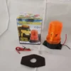 Gyrophare orange LED haute puissance LEB-016 dans son emballage avec accessoires.