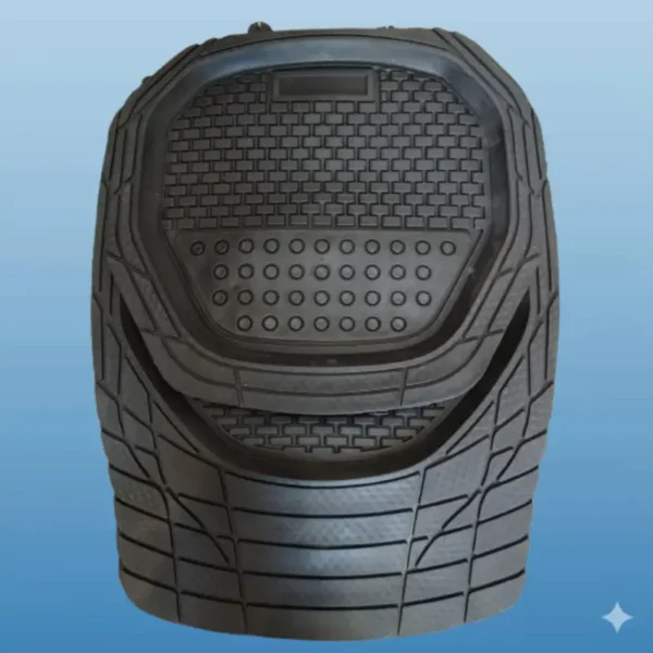 Tapis Sunrise un jeu Tapis de sol de voiture noir et texturé avec des motifs de briques et de cercles