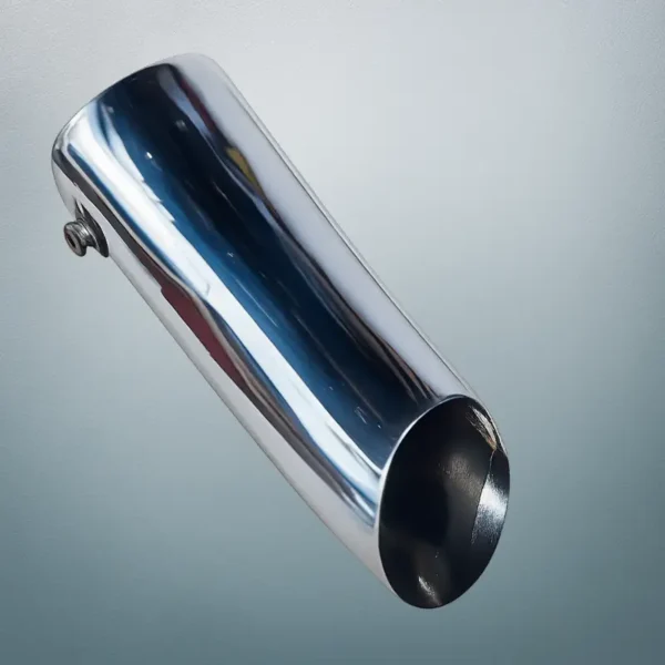 Embout d'Échappement Universel Chromé Biseauté1